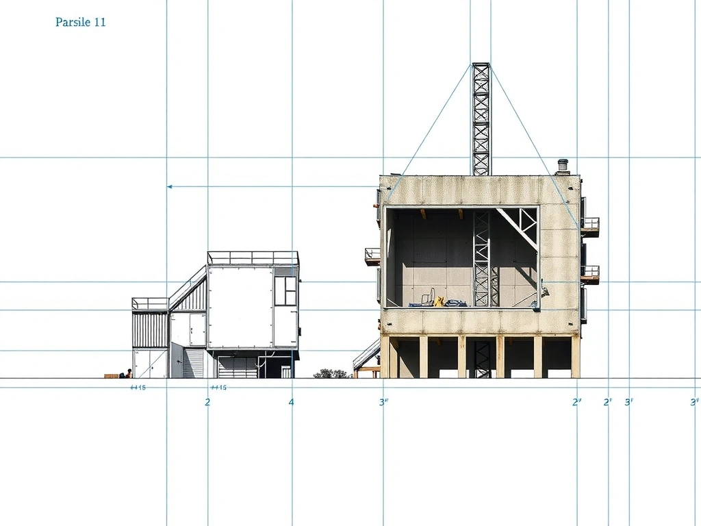 Dessin technique de chantier